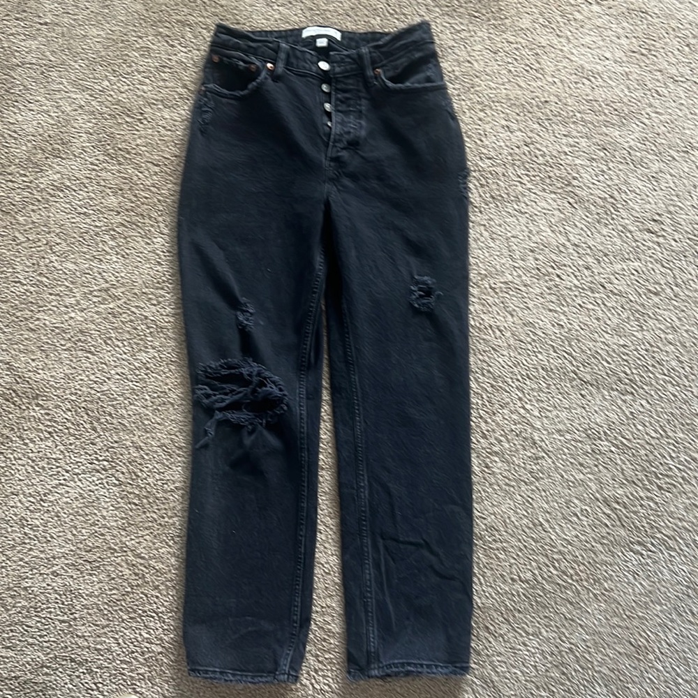 Abercrombie curve love black jeans